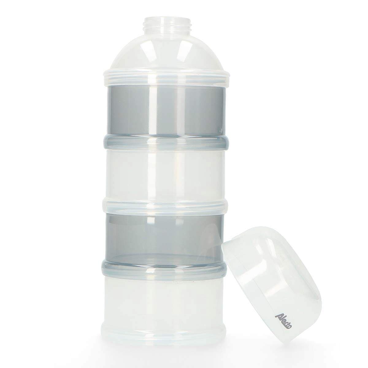 Mælkepulverdispenser – 4 bakker, BPA-fri, bærbar view 2