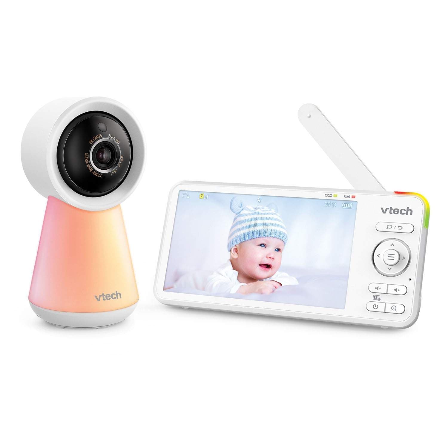 Wi-Fi babyalarm med 1080p HD-video og fjernadgang