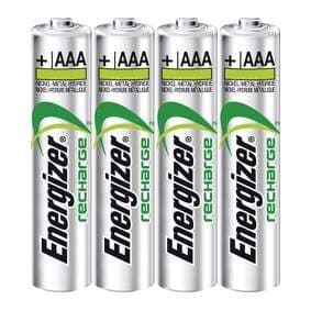 ENERGIZER-batteri AAA/LR03 Genopladeligt Ni-Mh 500mAh 4-pak