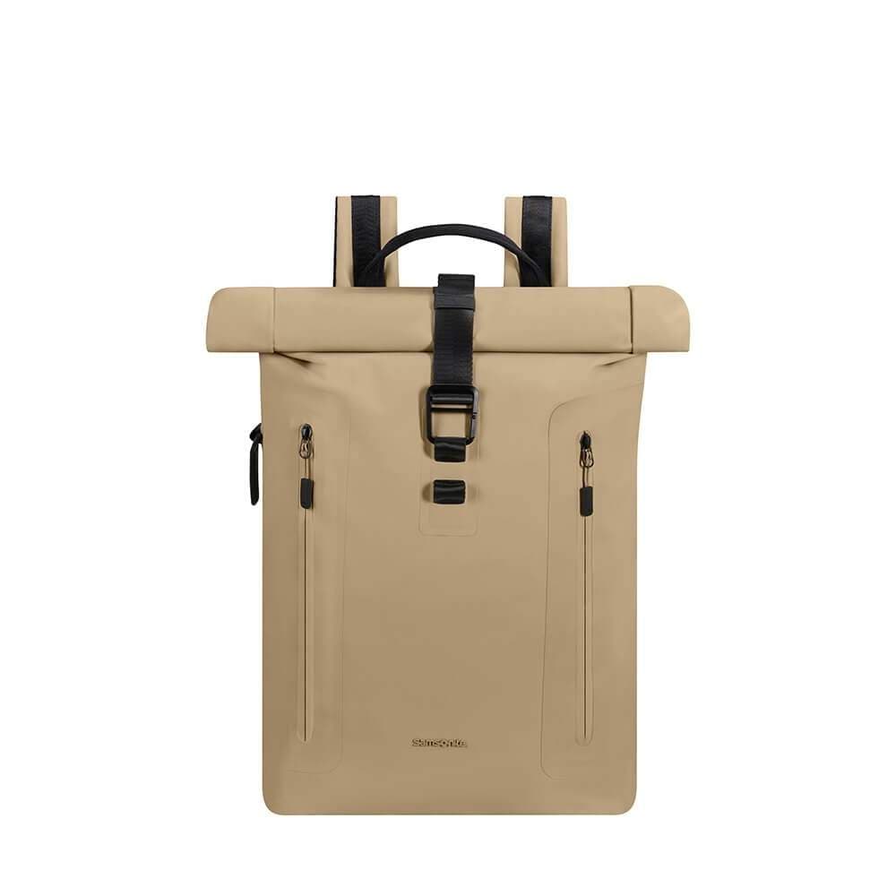 SAMSONITE Rygsæk Coatify Biz Rolltop 15,6" Sand