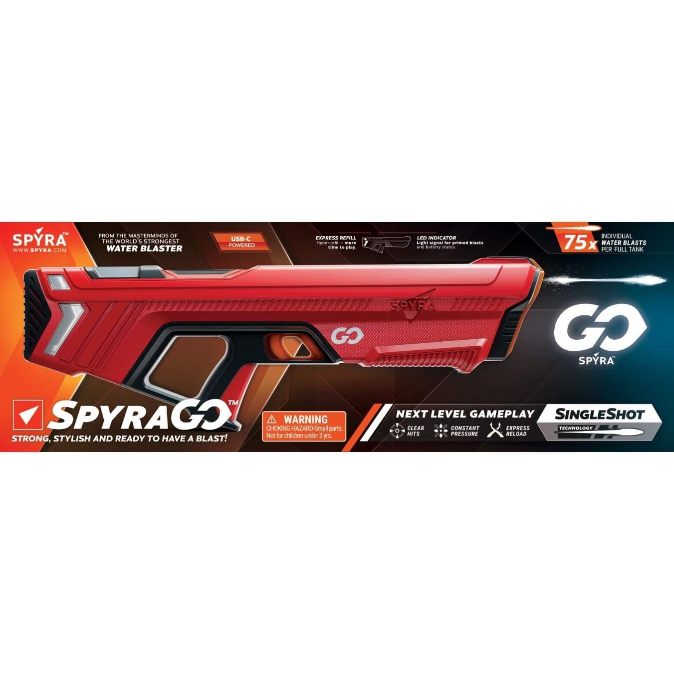 SpyraGo Rød