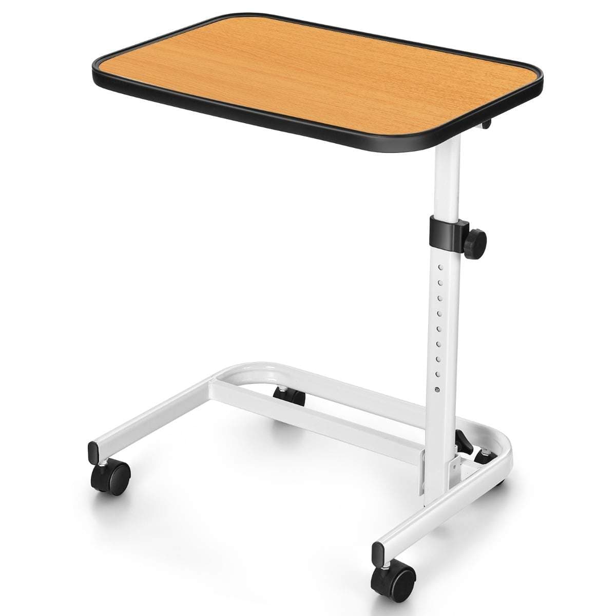 Justerbart sengebord med rullefunktion – vippebord, 73-93 cm højde view 2