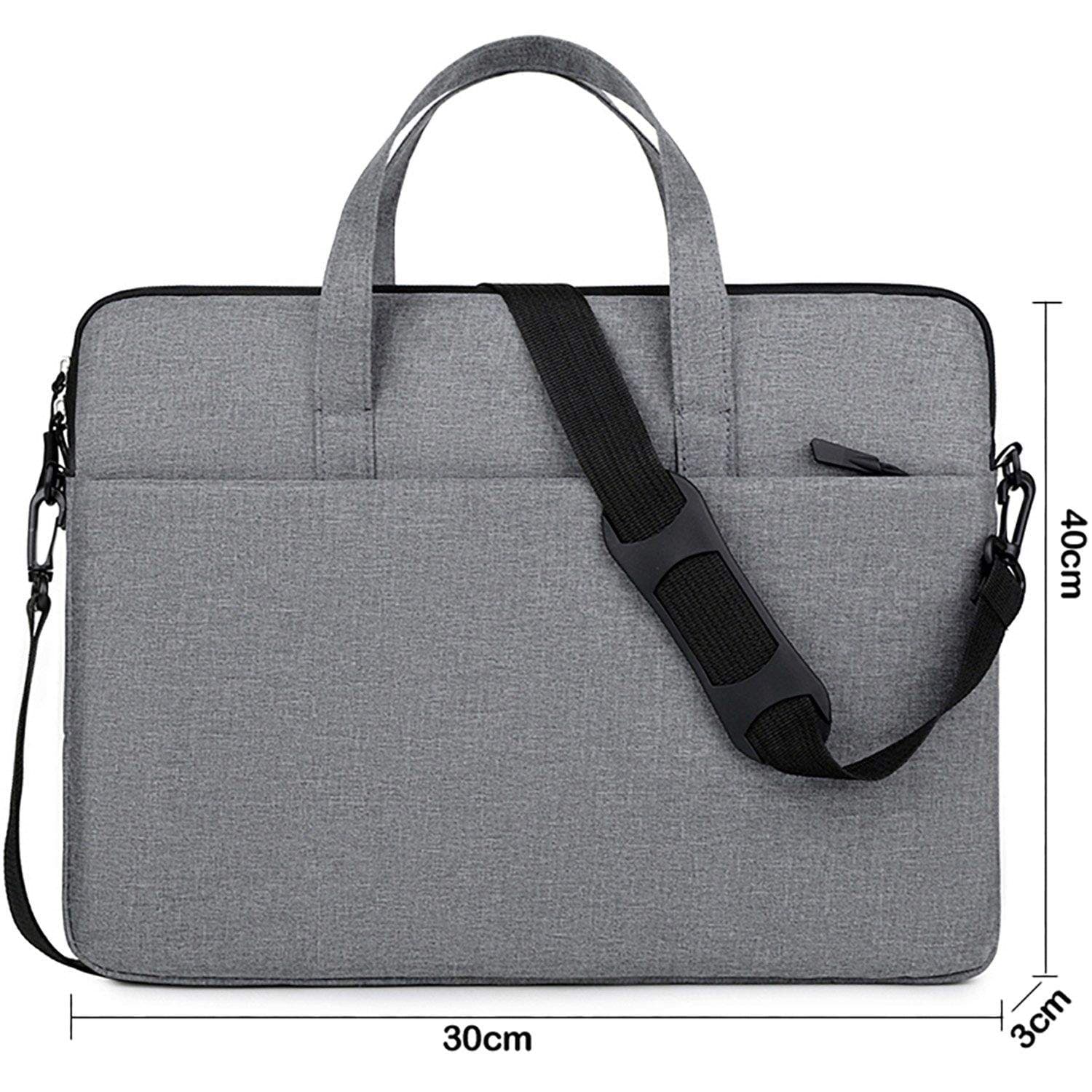 Laptoptaske Slim 15,6" Blå – Polstret, Skulderrem view 2