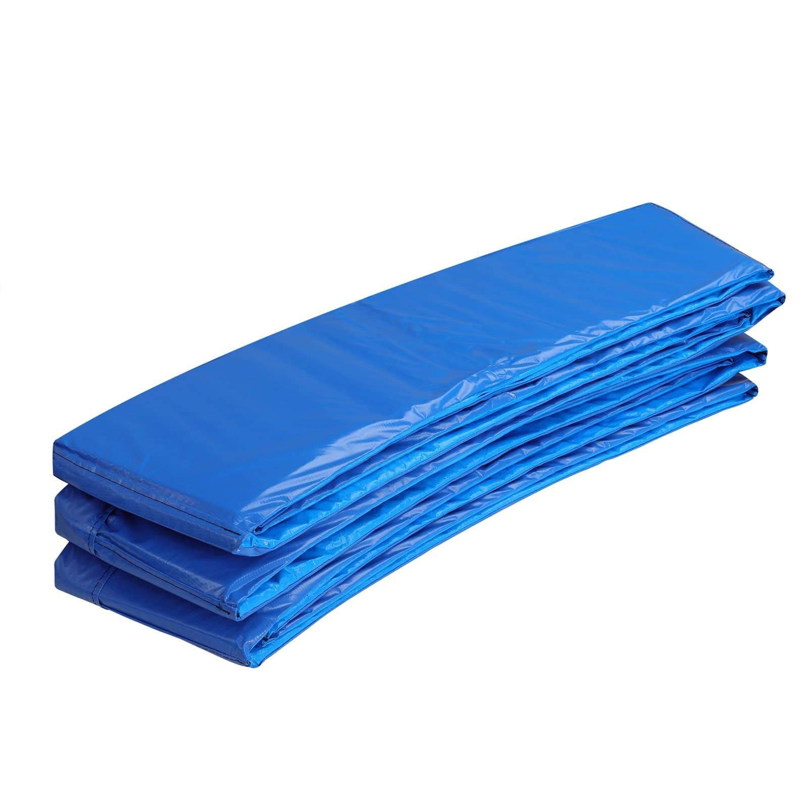 Trampolinfjederbetræk, blåt 4,2 m, tyk PVC-polstring