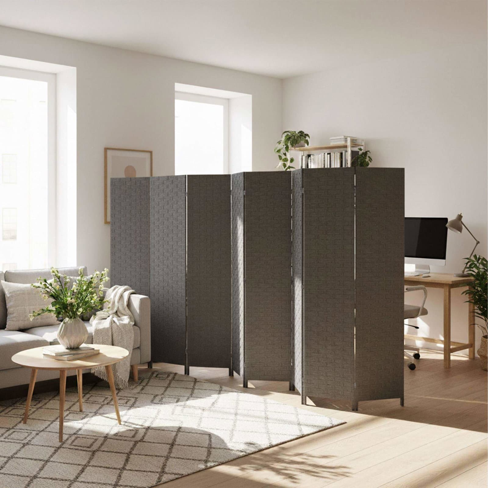 8-panelers foldbar rumdeler – Elegant rumdeler view 2