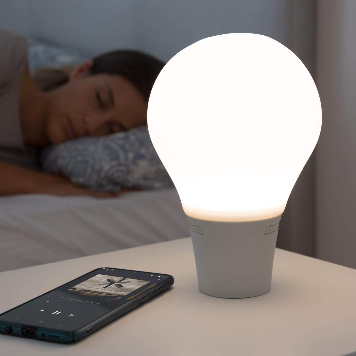 LED-lampe med Højttaler - Silitone view 2