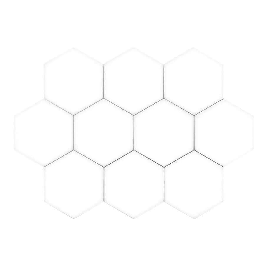 Hexagon Vægbelysning - 10 Moduler