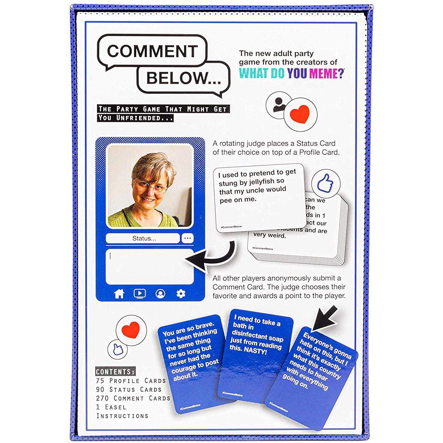 Comment Below - Festspil (ENG) view 2
