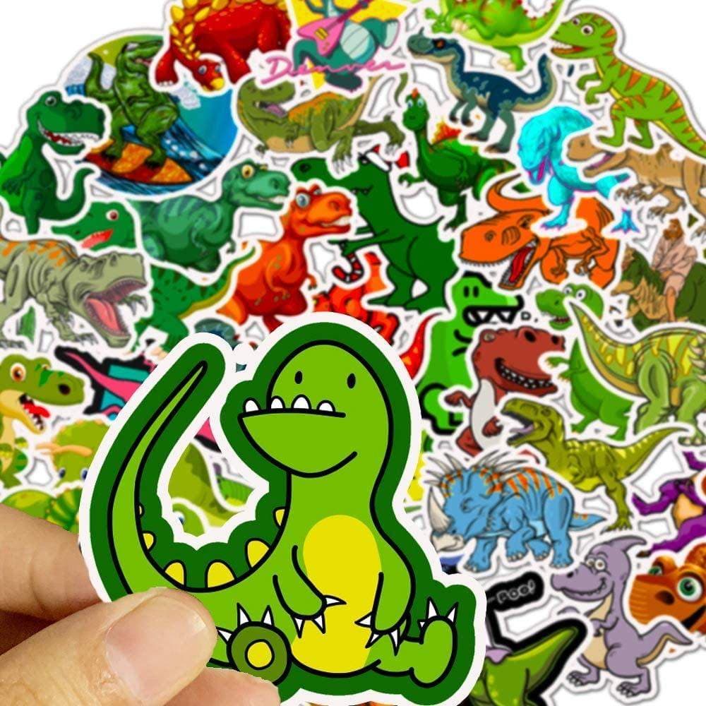 50x Klistermærker og Dekaler - Dinosaurer view 2