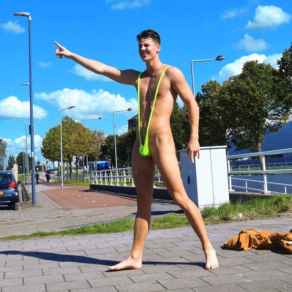 Borat, Mankini - Neongrøn
