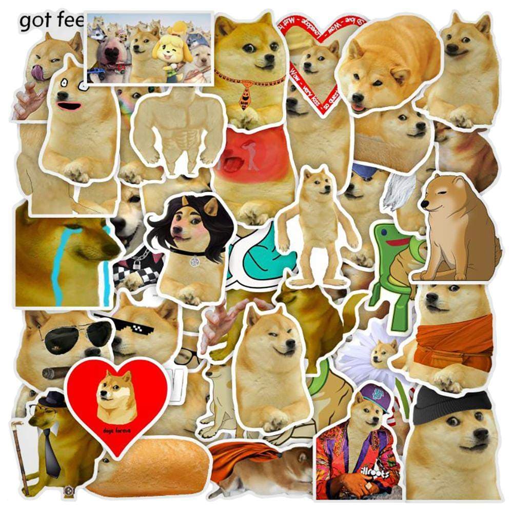 Pakke med Klistermærker - Doge