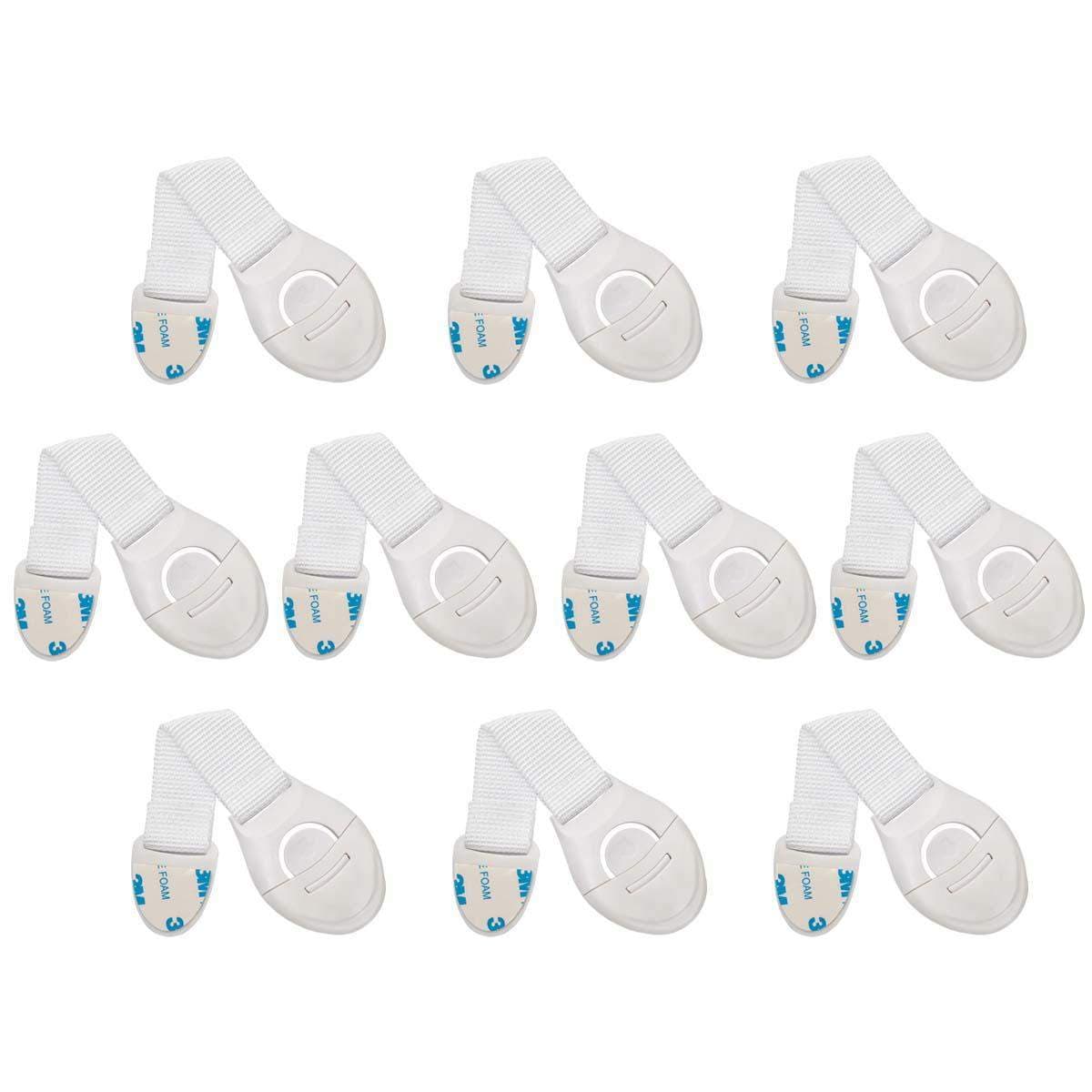 10x Skabslåse / Skuffelåse / Børnelåse