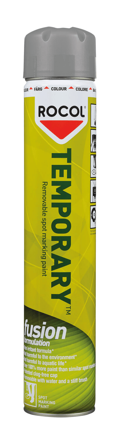ROCOL Temporary Midlertidig markeringsspray Grå 750 ml
