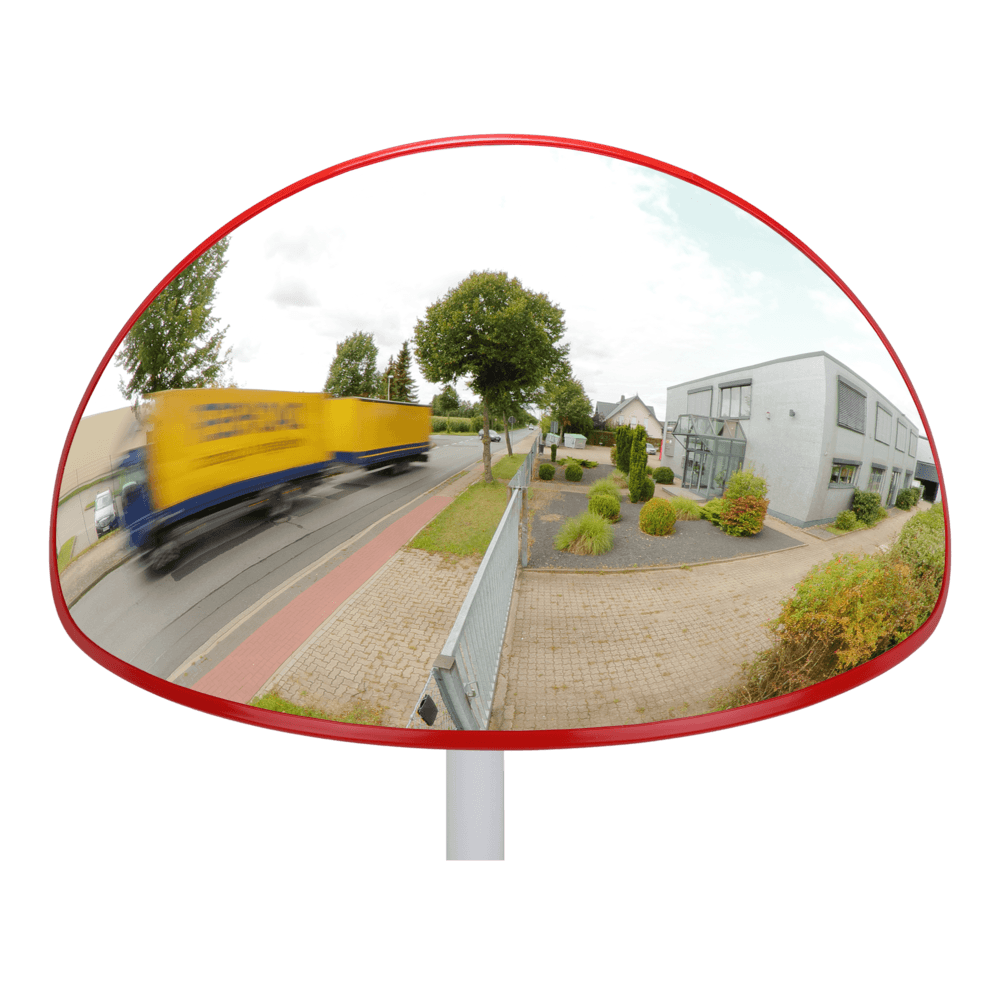Ø80 cm Vidvinkelspejl i akryl, 180° kuppelform
