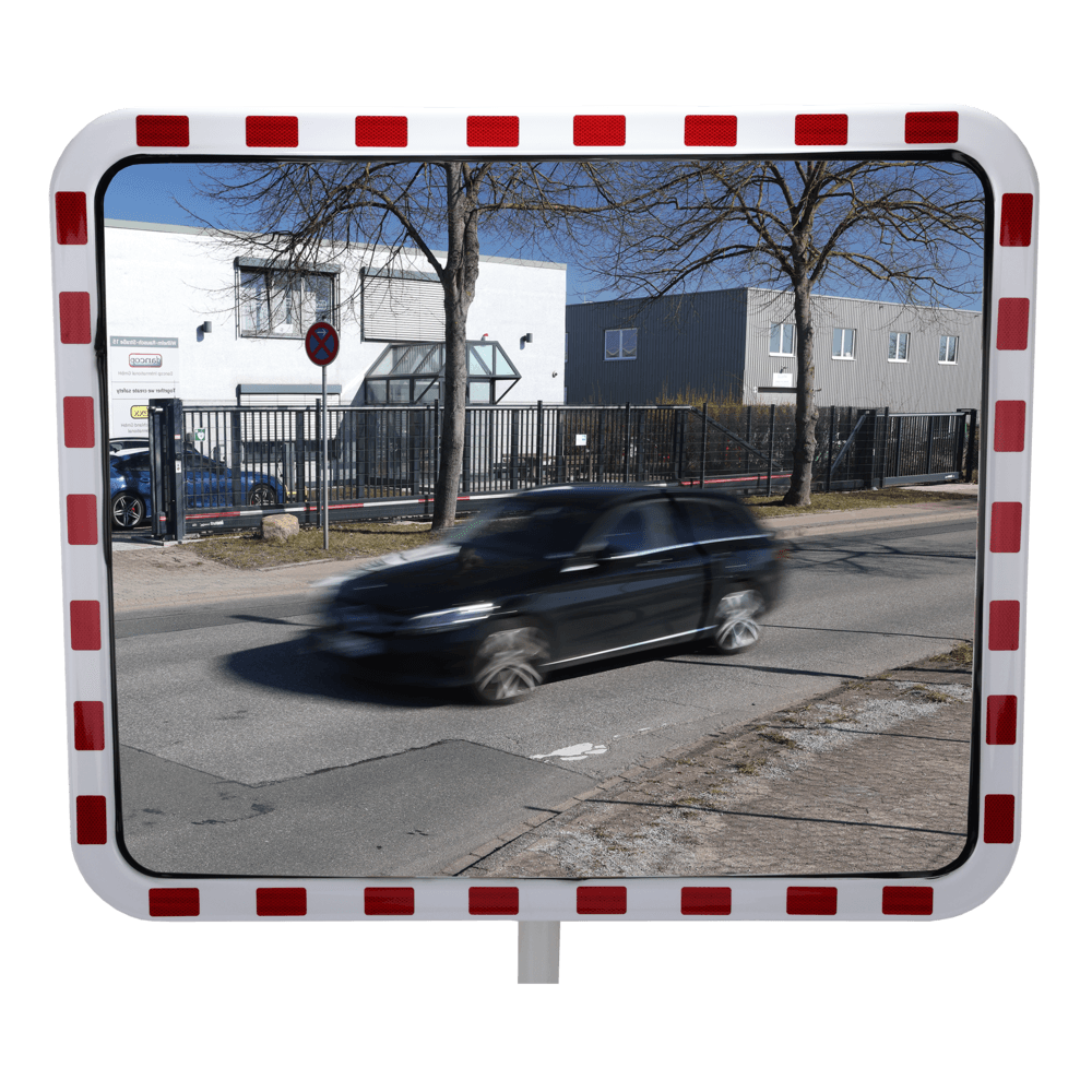 120x100 cm Trafikspejl i akryl, rektangulær