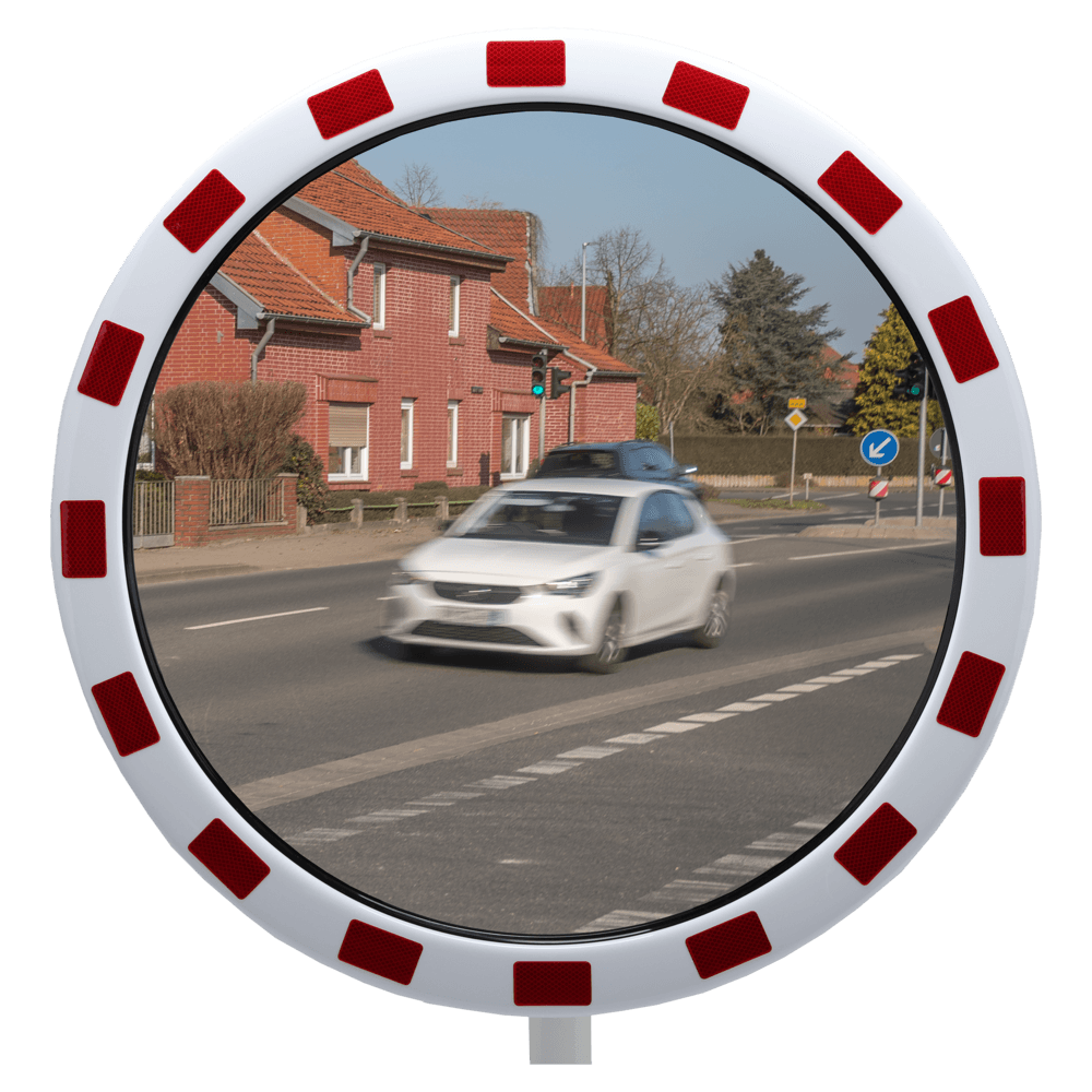 Ø80 cm Trafikspejl i polycarbonat, rund