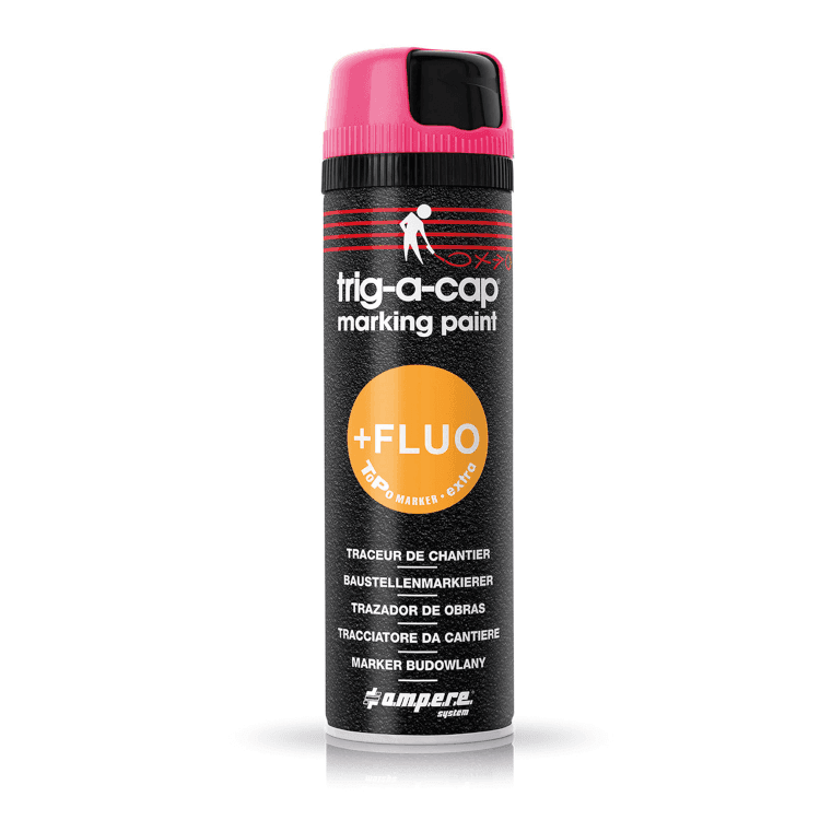 AMPERE Trig-a-Cap - Fluoriserende pink markeringsspray