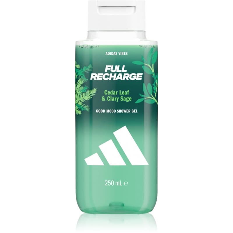 Adidas Vibes Full Recharge Brusegel unisex 250 ml