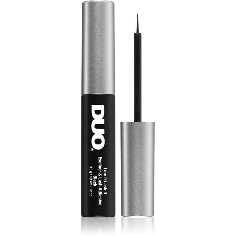 Ardell Duo Line It Lash It Lim til kunstige øjenvipper med børste Skygge Black 3.5 g