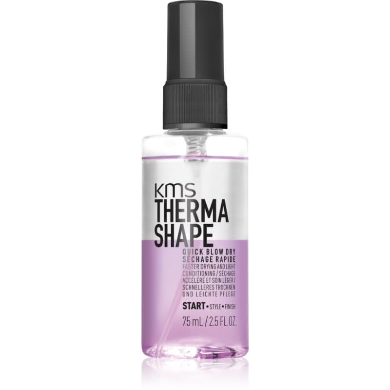 KMS Thermashape Quick Blow Dry Beskyttende styling hårspray For hurtig føntørring 75 ml