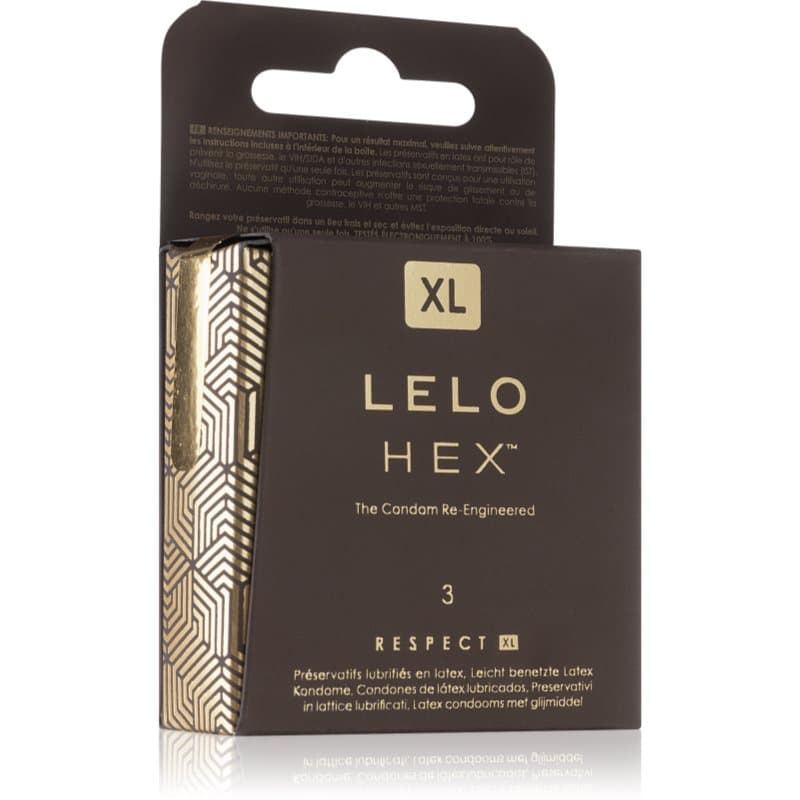 Lelo Hex Respect XL kondomer 3 stk.