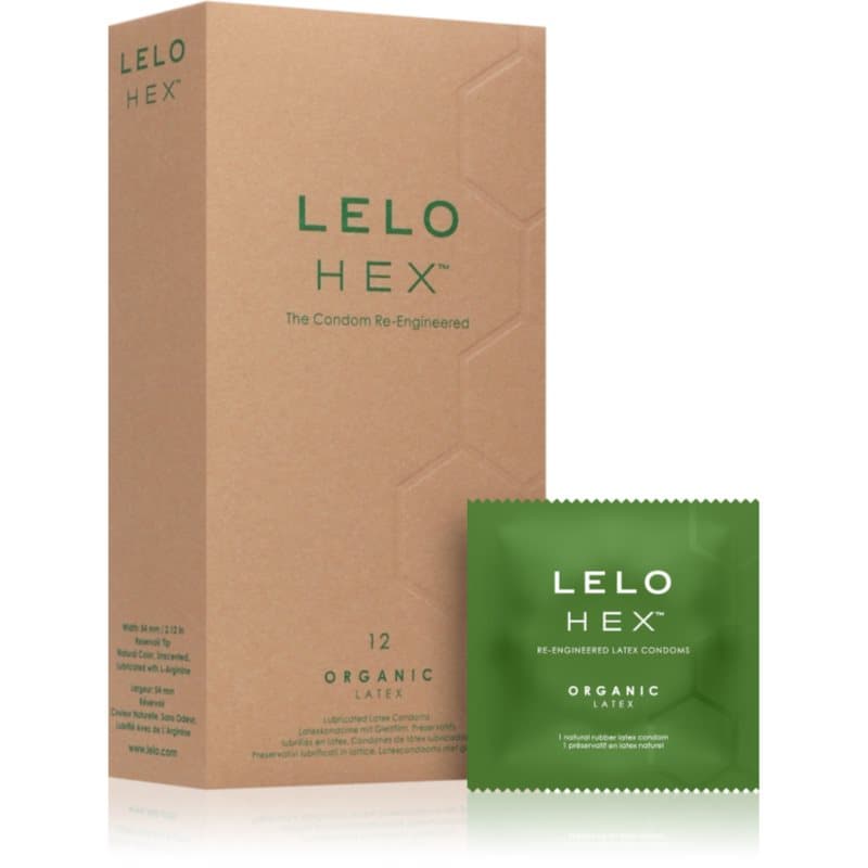 Lelo Hex Organic kondomer 12 stk.