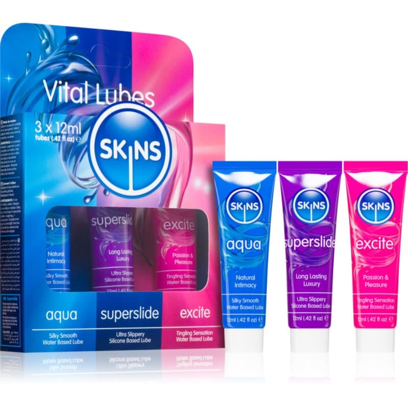 Skins Vital Lube sæt med glidecremer