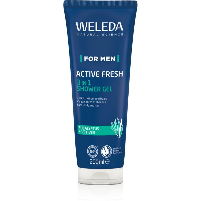 Weleda Men Brusegel Med essentielle olier 200 ml