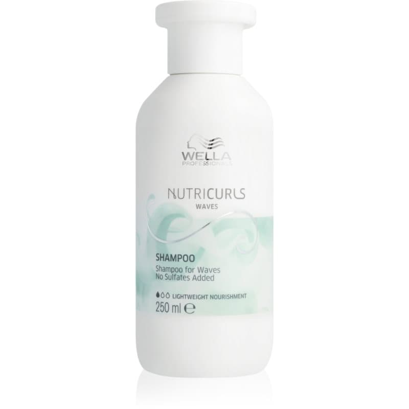 Wella Professionals Nutricurls Waves Let fugtgivende shampoo Til krøllet hår 250 ml