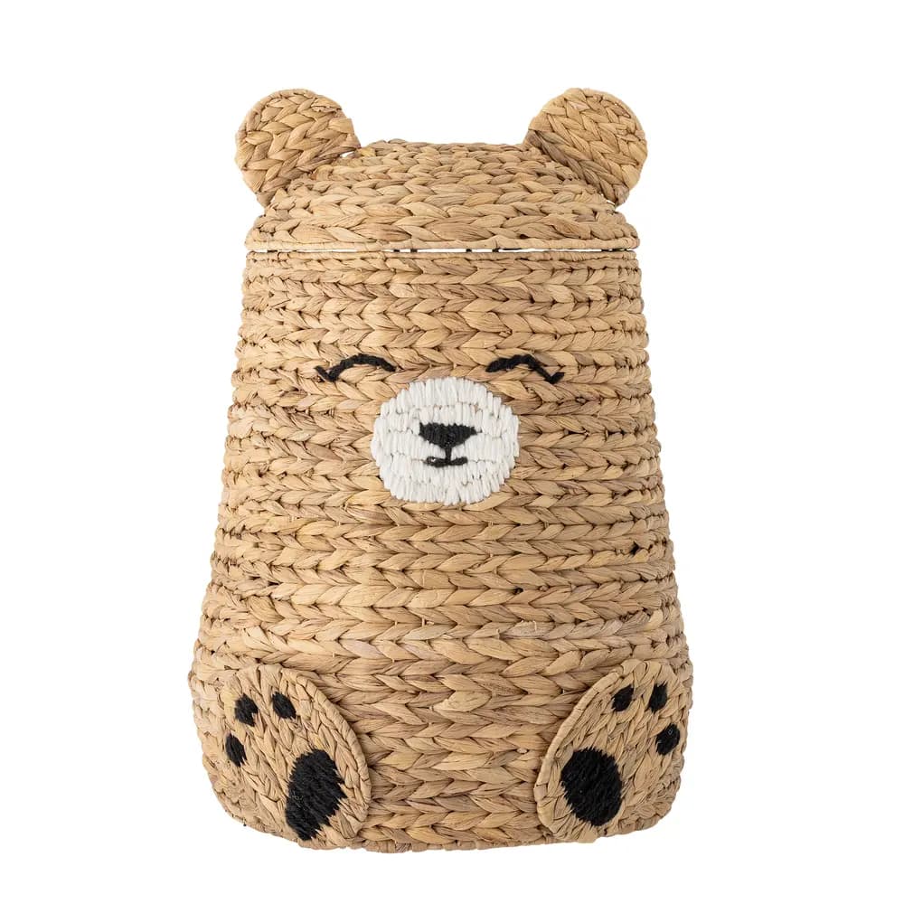 Bloomingville Mini Timone Kurv Med Låg - Natur