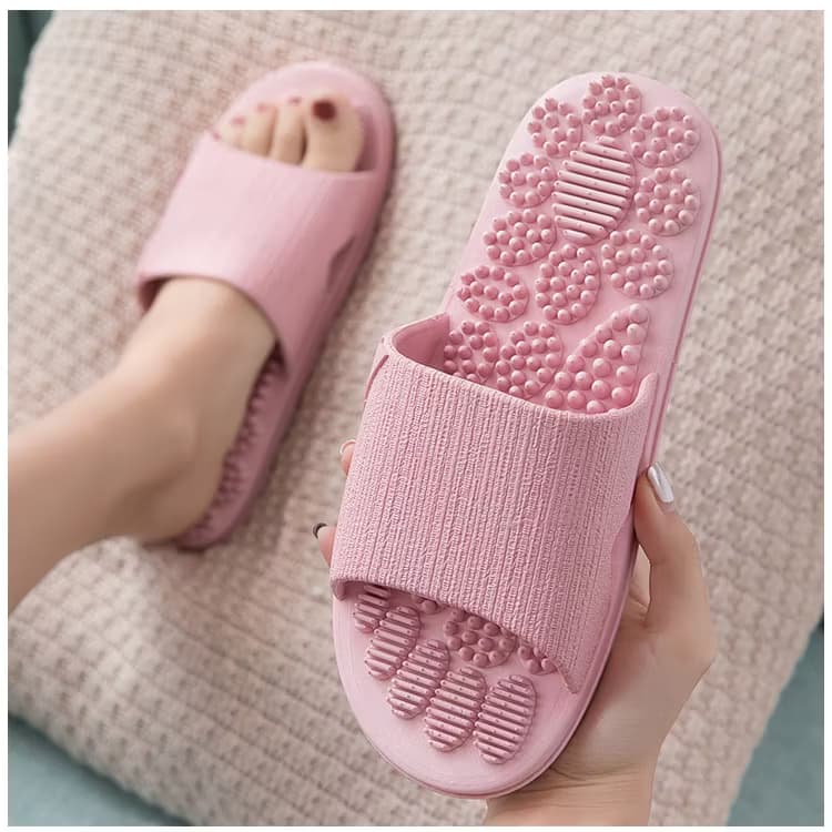 Massagetøfler (rosa) view 2