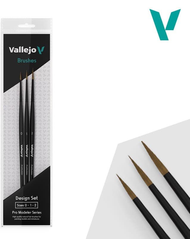 Vallejo Natural Hair Pro Modeler Design Set