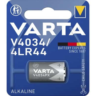 Varta Varta V4034/4LR44 Alkalisk batteri - 1 pk. 4034101401 Modsvarer: N/A