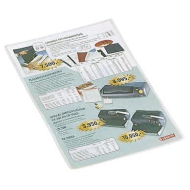 ESSELTE Plastiketui 105 my A4 glasklar æsk/100  47774 Modsvarer: N/A