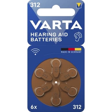 Varta Varta HAB 312 batteri - 6 stk. 24607101416 Modsvarer: N/A