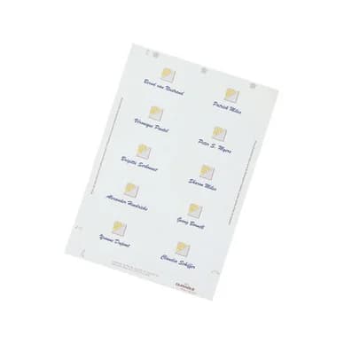 DURABLE Durable indstiksetiket 90x54mm 20 ark 145502 Modsvarer: N/A