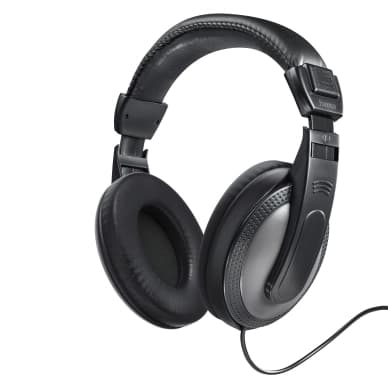 HAMA Hovedtelefon Shell Over-Ear Kablet Sort 4047443483652 Modsvarer: N/A