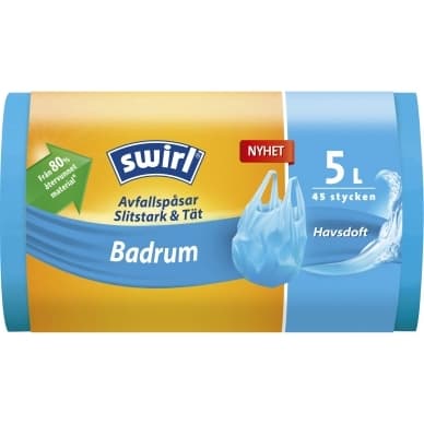 SWIRL Swirl Affaldspose Badeværelse 5L, 45-pak 4008871215772 Modsvarer: N/A