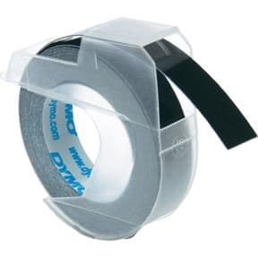 Dymo DYMO OMEGA Mærketape 9 mm x 3 m sort S0898130 Modsvarer: N/A
