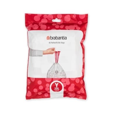 Brabantia Affaldsposer Brabantia PerfectFit, Y, 20L, 40 st 138263 Modsvarer: N/A