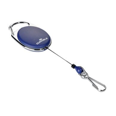 DURABLE Kortholder Jojo Durable Style m. clips blå, 1 stk. 4005546806471 Modsvarer: N/A