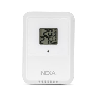 Nexa Nexa WTH-103 Termometer/Hygrometer IP32 7330545146738 Modsvarer: N/A