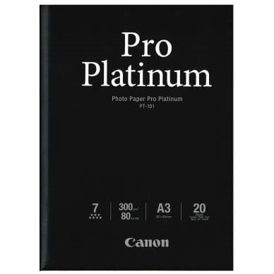 Canon Fotopapir Pro Platinum A3, 20 ark 300g (PT-101) 2768B017 Modsvarer: N/A