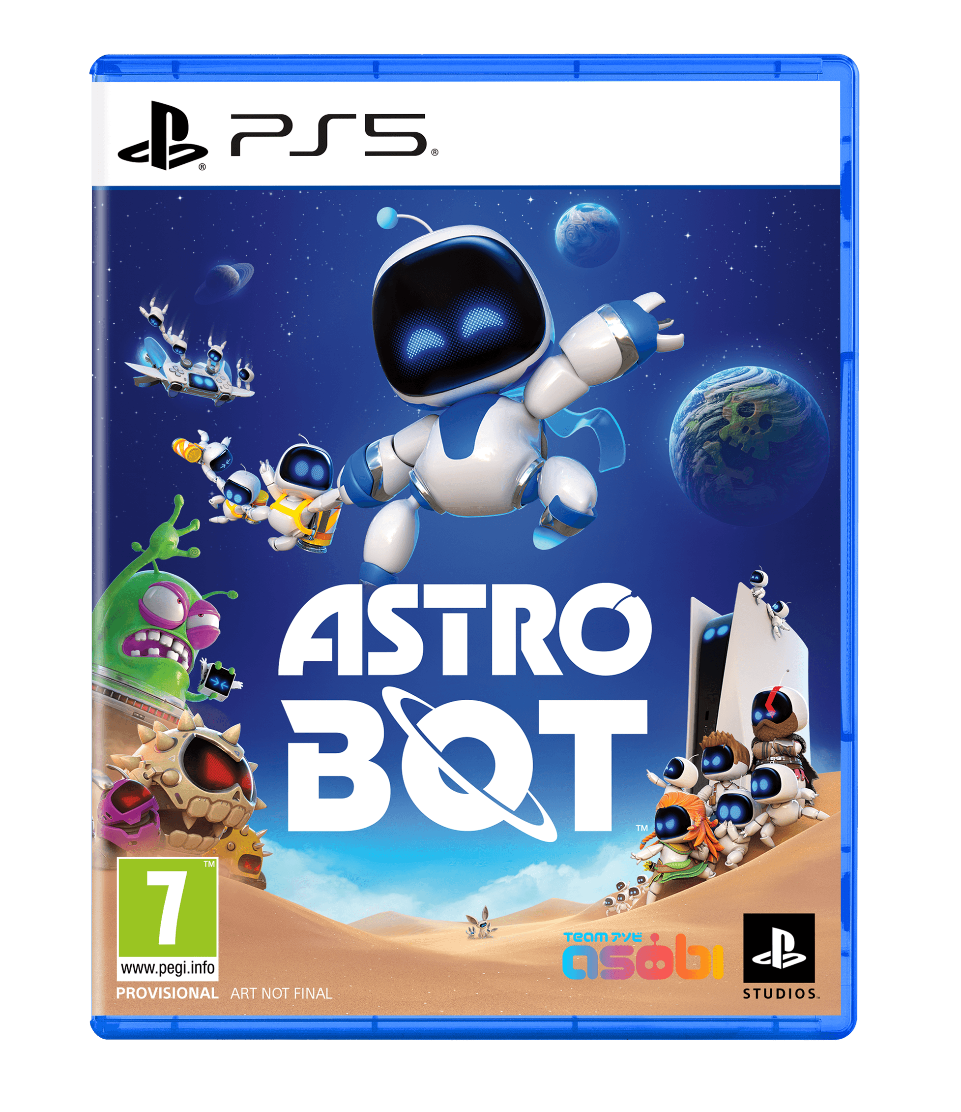 Sony Astro Bot Standard Arabisk, Forenklet kinesisk, Traditionelt kinesisk, Tjekkisk, Dansk, Tysk, Hollandsk, Engelsk, Amerikansk engelsk, Spansk,