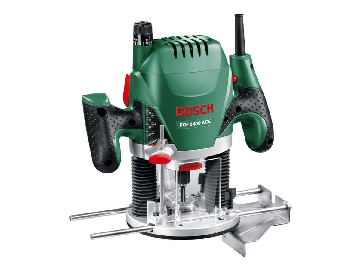 Bosch POF 1400 ACE Dykrouter Spændepatron 6 mm, 6,35 mm, 8 mm 1400W