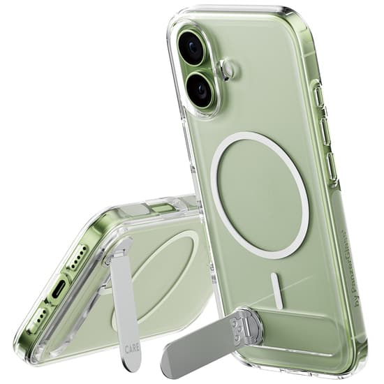 CARE by PanzerGlass® Feature Case Transparent Kickstand iPhone 17