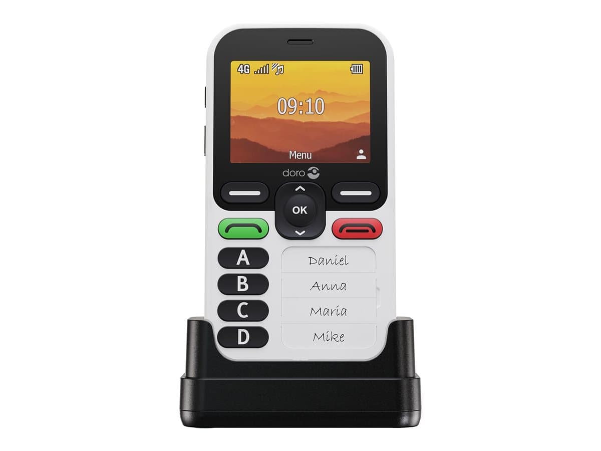 DORO Leva X10 2.4" 128MB Sort/hvid