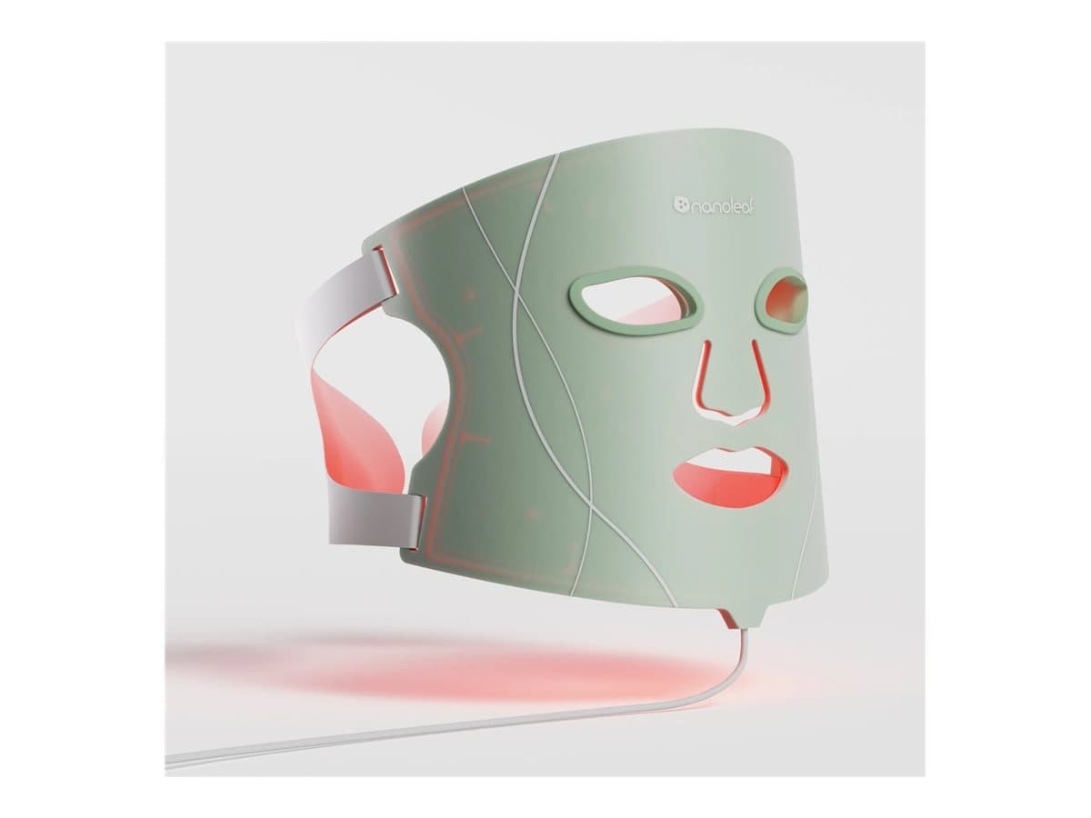 Nanoleaf Lysterapi ansigtsmaske Grøn