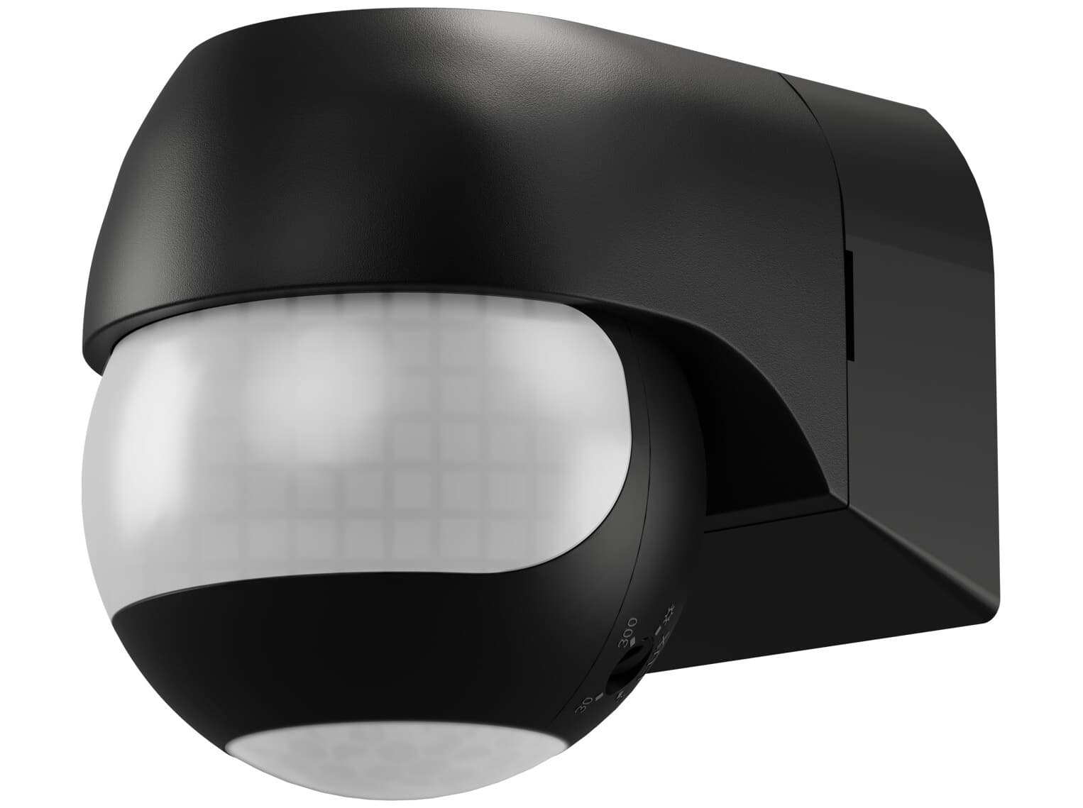 goobay 2-zone motion sensor 79597 Bevægelsessensor Sort