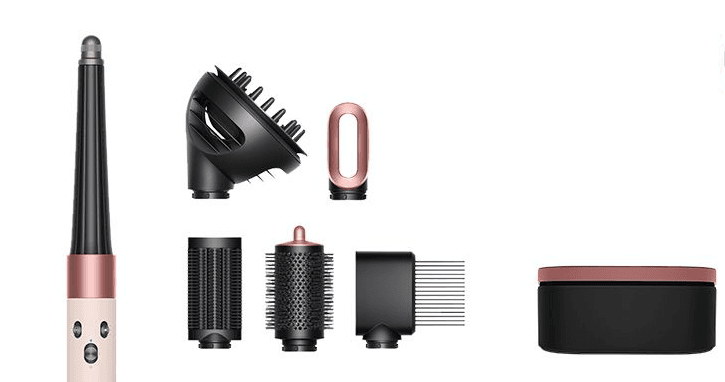 Dyson Airwrap i.d.™ Curly+Coily  multi-styler og hårtørrer (Ceramic Pink/ Rose Gold)